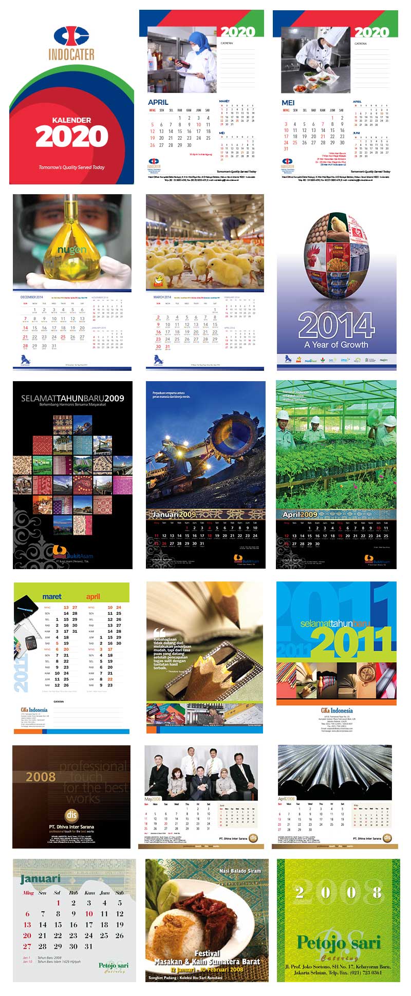 desain kalender calendar design